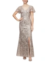 ALEX EVENINGS SEQUINNED GOWN