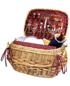 PICNIC TIME RED HIGHLANDER PICNIC BASKET