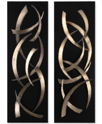 Uttermost Brushstrokes 2-pc. Metal Wall Art Set