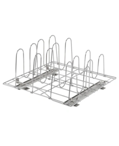 Trinity Sliding Pot Organizer In Chrome