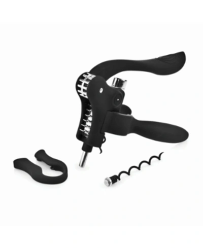 True Virtuoso Lever Corkscrew Set In Black