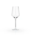 VISKI RAYE ANGLED CRYSTAL BORDEAUX WINE GLASSES, SET OF 2, 16 OZ