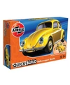 AIRFIX QUICKBUILD VOLKSWAGEN BEETLE YELLOW BRICK BUILDING PLASTIC MODEL KIT - J6023