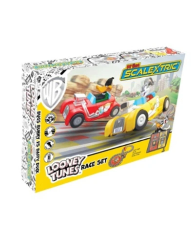 Scalextric Micro My First Looney Tunes Bugs Bunny Vs Daffy Duck Battery Powered Car Race Track Set