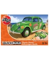 AIRFIX QUICKBUILD VOLKSWAGEN BEETLE FLOWER POWER BRICK BUILDING PLASTIC MODEL KIT - J6031