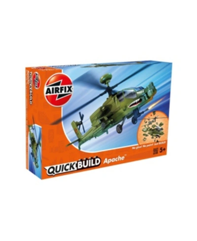 Airfix Quickbuild Apache Helicopter Brick Building Plastic Model Kit - J6004