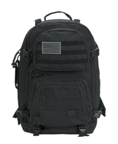 Rockland Military Tactical Laptop Backpack In Black