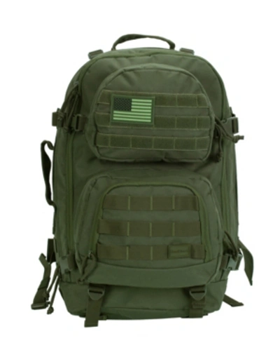 Rockland Military Tactical Laptop Backpack In Green