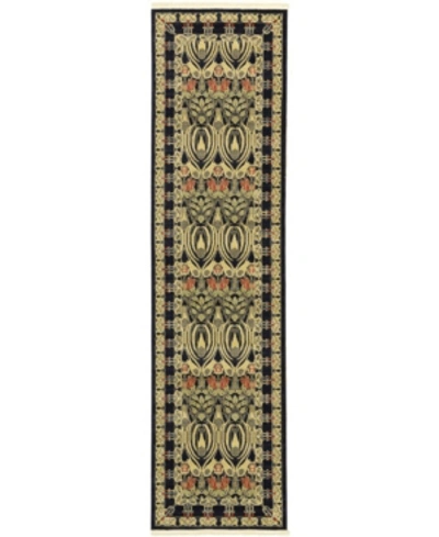 Bridgeport Home Orwyn Orw3 2' 7" X 10' Runner Area Rug In Black