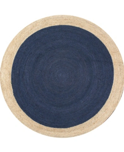 Nuloom Eleonora 4' X 4' Round Area Rug In Blue
