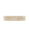 Ettika Thick Crystal Chain Anklet In Gold