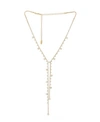 ETTIKA ELEGANT CRYSTAL DROP CHAIN LARIAT NECKLACE