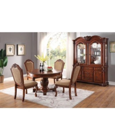 Acme Furniture Chateau De Ville Side Dining Chair (set Of 2) In Brown