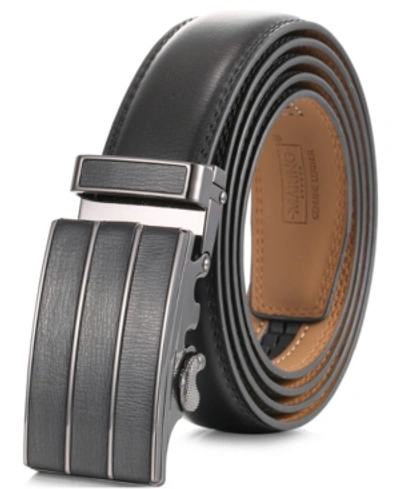 Mio Marino Men's Designer Ratchet Belts In Black