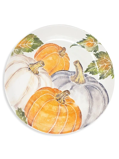 Vietri Pumpkins Large Serving Bowl In Handpainted
