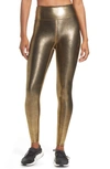 HEROINE SPORT METALLIC HIGH WAIST LEGGINGS,HS-4-019