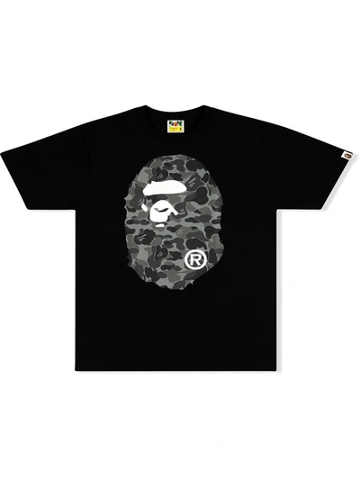 A Bathing Ape Abc Big Ape Head T-shirt In Black