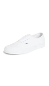 VANS AUTHENTIC SNEAKERS TRUE WHITE 8,VANSS30006