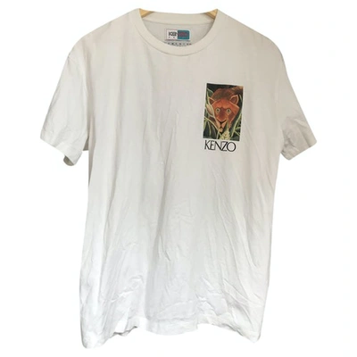 Pre-owned Kenzo White Cotton T-shirt