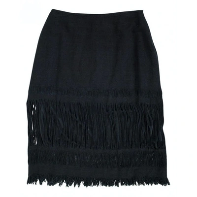 Pre-owned Maurizio Pecoraro Mid-length Skirt In Black