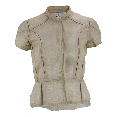 Pre-owned J Mendel Beige Cotton Top