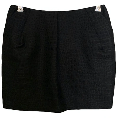 Pre-owned Valentine Gauthier Black Wool Skirt