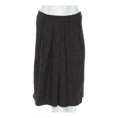 Pre-owned Humanoid Wool Mid-length Skirt In Multicolour
