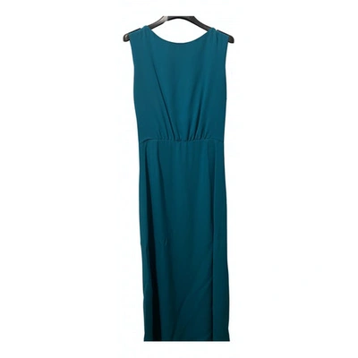 Pre-owned Cote Maxi Dress In Green