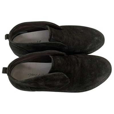 Pre-owned Marsèll Flats In Black