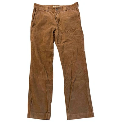 Pre-owned Toga Trousers In Brown
