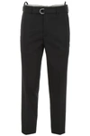 HELMUT LANG HELMUT LANG WOOL GABARDINE TROUSERS