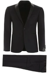 Tagliatore Plain Formal Suit In Black