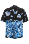 VALENTINO VALENTINO PRINTED BOWLING SHIRT