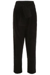 ZIMMERMANN ZIMMERMANN SUEDE ESPIONAGE TROUSERS