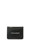 OFF-WHITE OFF-WHITE QUOTE FLAT POUCH