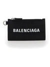 BALENCIAGA BALENCIAGA LOGO STRAPPED CASH CARD CASE