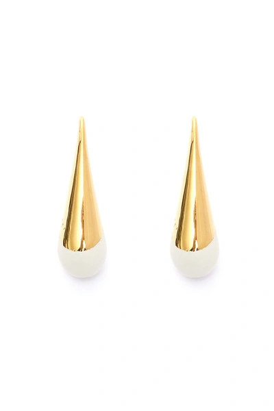 Marni Earrings Blow Up Line In White,gold