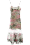 FENDI FENDI FLORAL PRINT MIDI DRESS