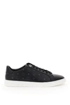 Mcm Monogram-print Low-top Sneakers In Black
