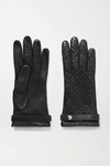 BURBERRY QUILTED LEATHER GLOVES