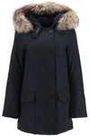 Woolrich Arctic Parka With Murmasky Fur In Dark Navy