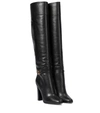 DOLCE & GABBANA LEATHER OVER-THE-KNEE BOOTS,P00485563