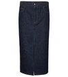 CHLOÉ DENIM PENCIL SKIRT,P00532909