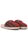GUCCI Houndstooth slippers,P00535848