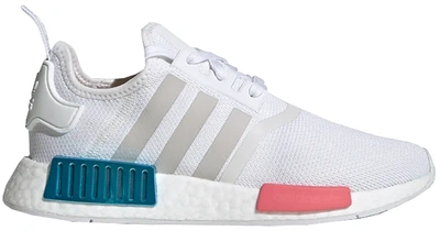Pre-owned Adidas Originals Adidas Nmd R1 White Grey Hazy Rose (women's) In Cloud White/grey One/hazy Rose