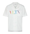 VALENTINO MULTICOLOURED VLTN SHORT-SLEEVED SHIRT,16165583