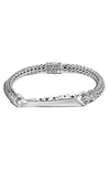 John Hardy Sterling Silver Classic Chain Keris Dagger Station Bracelet In Silver