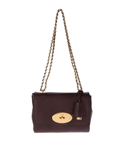 Mulberry Lily Shoulder Bag In Oxblood Color In Red