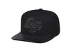 MITCHELL & NESS LOS ANGELES LAKERS TRIPLE BLACK LUX SNAPBACK CAP