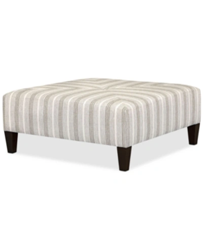 Furniture Closeout! Jemanie Fabric Cocktail Bench, Created For Macy's In Cement